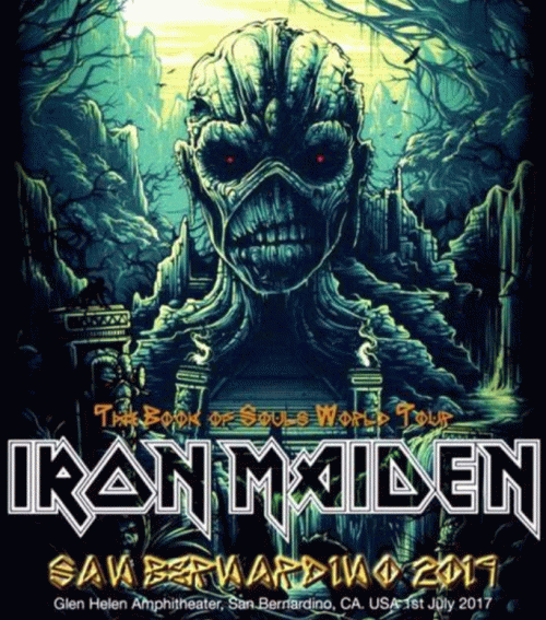 Iron Maiden (UK-1) : San Bernardino 2017